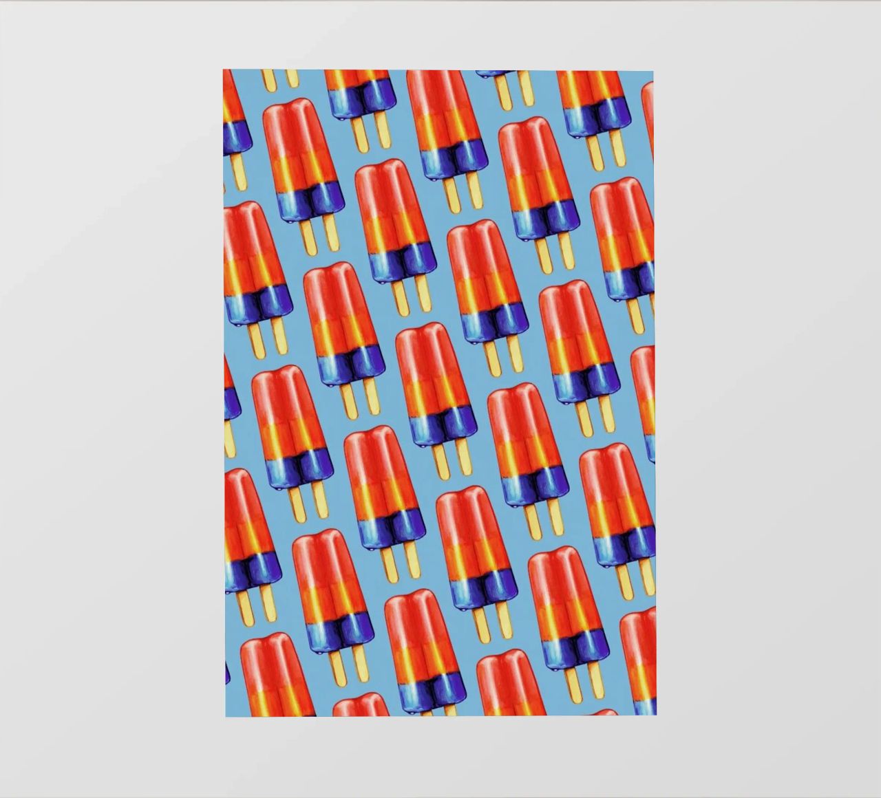 Rainbow Double Popsicle telo in pvc da Kelly Gilleran