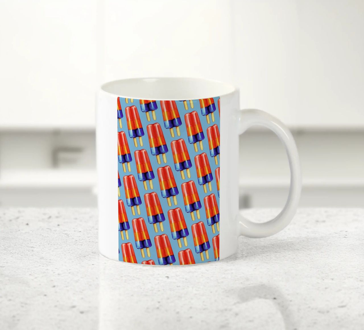 Rainbow Double Popsicle tazza in ceramica da Kelly Gilleran