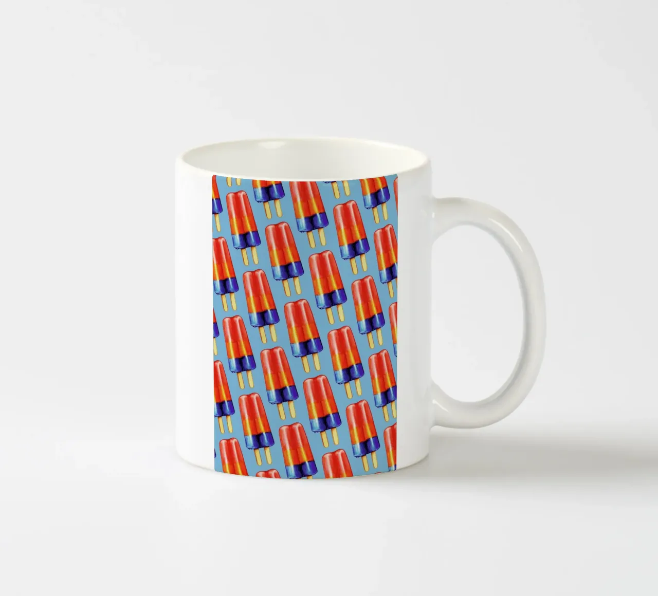 Rainbow Double Popsicle Keramik Tasse von Kelly Gilleran