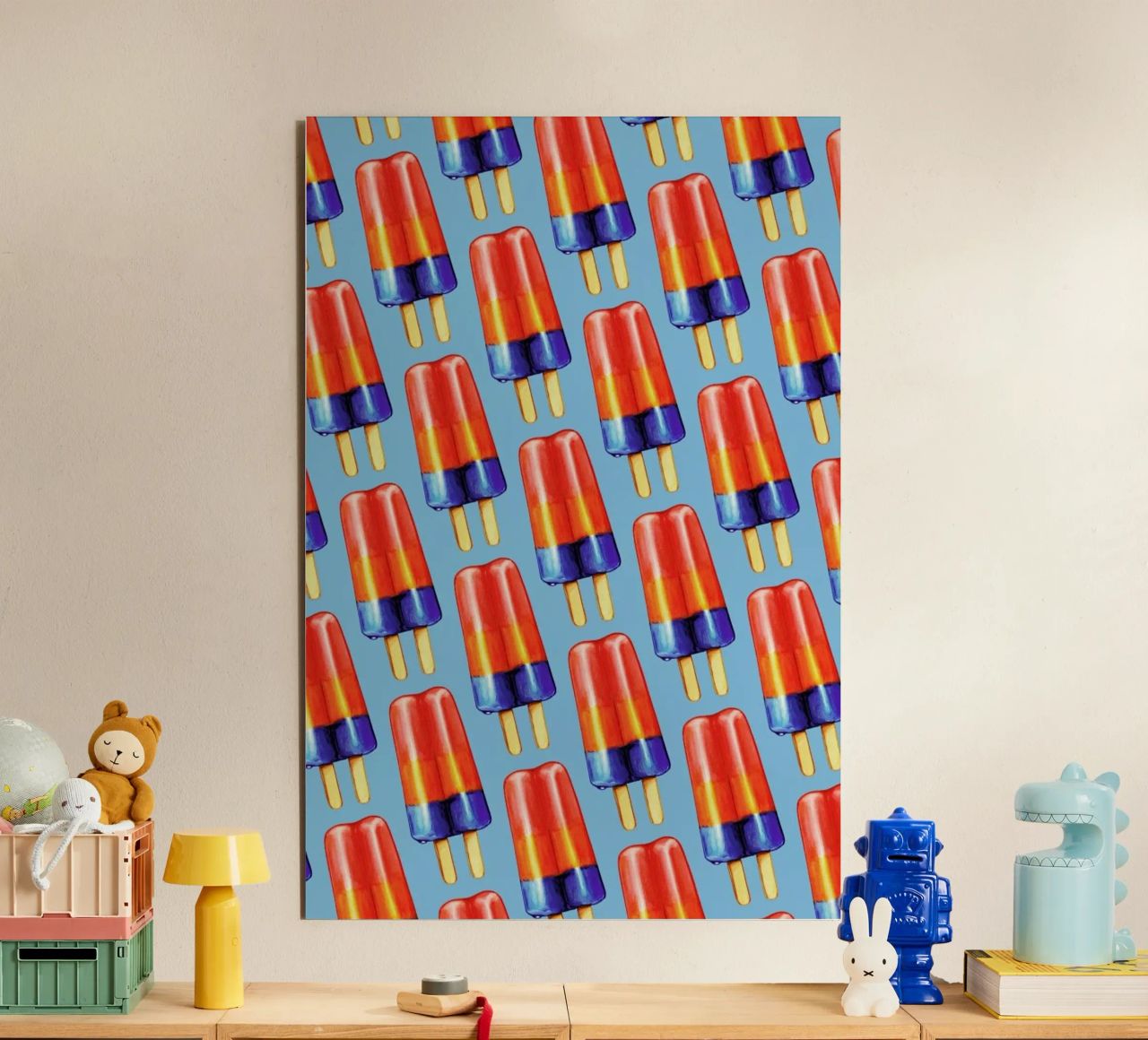 Rainbow Double Popsicle alluminio dibond da Kelly Gilleran