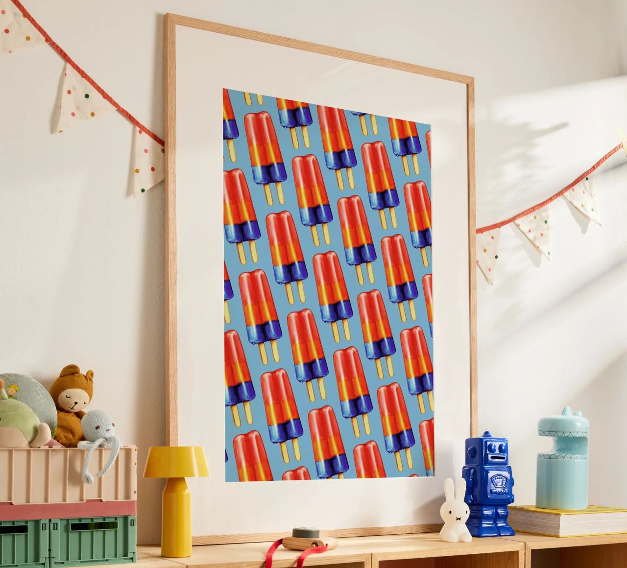 Rainbow Double Popsicle poster da Kelly Gilleran