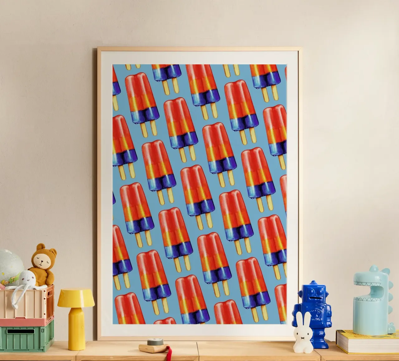 Rainbow Double Popsicle poster da Kelly Gilleran