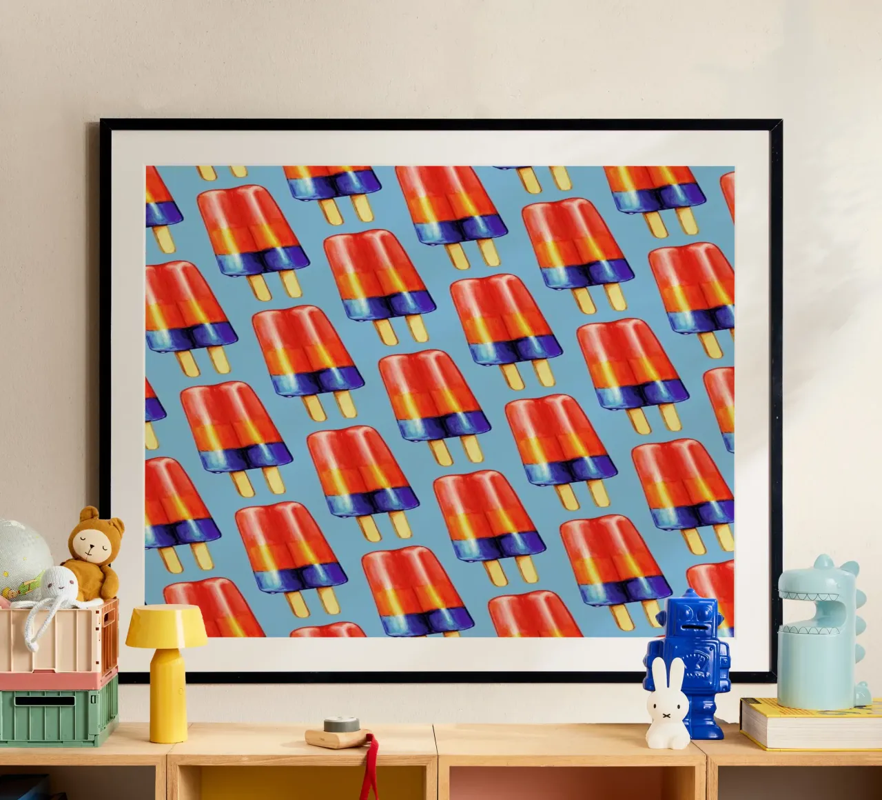 Rainbow Double Popsicle poster da Kelly Gilleran