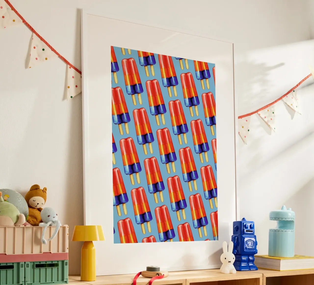 Rainbow Double Popsicle poster da Kelly Gilleran
