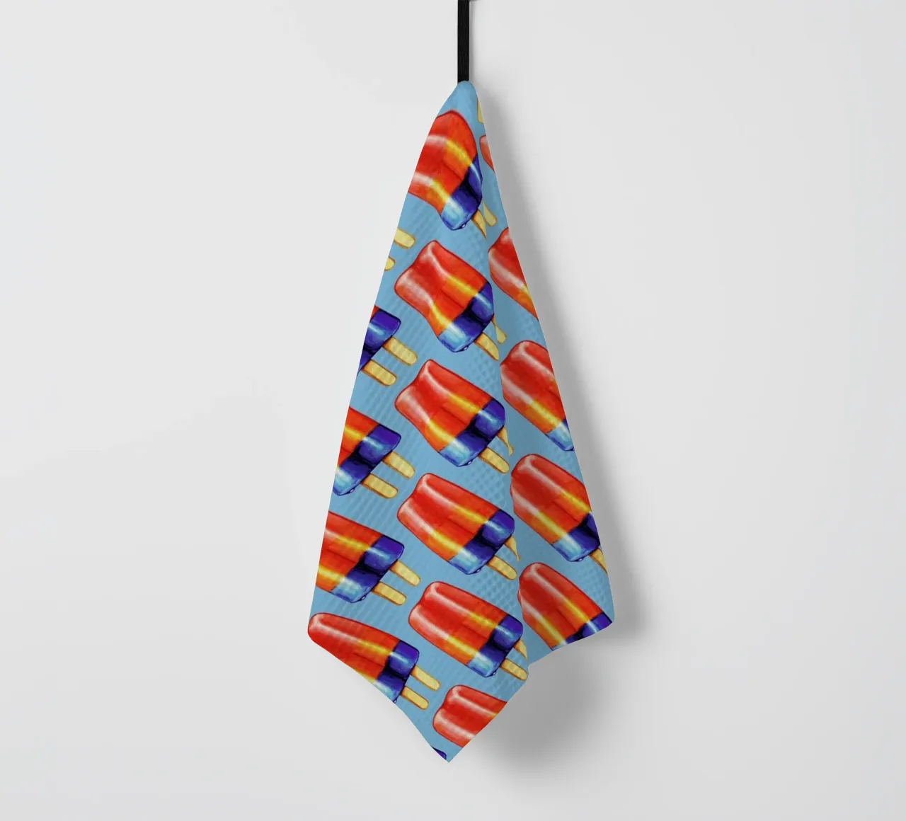 Rainbow Double Popsicle canovaccio da cucina da Kelly Gilleran