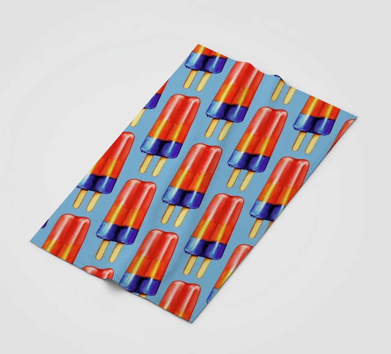 Rainbow Double Popsicle coperta in pile da Kelly Gilleran