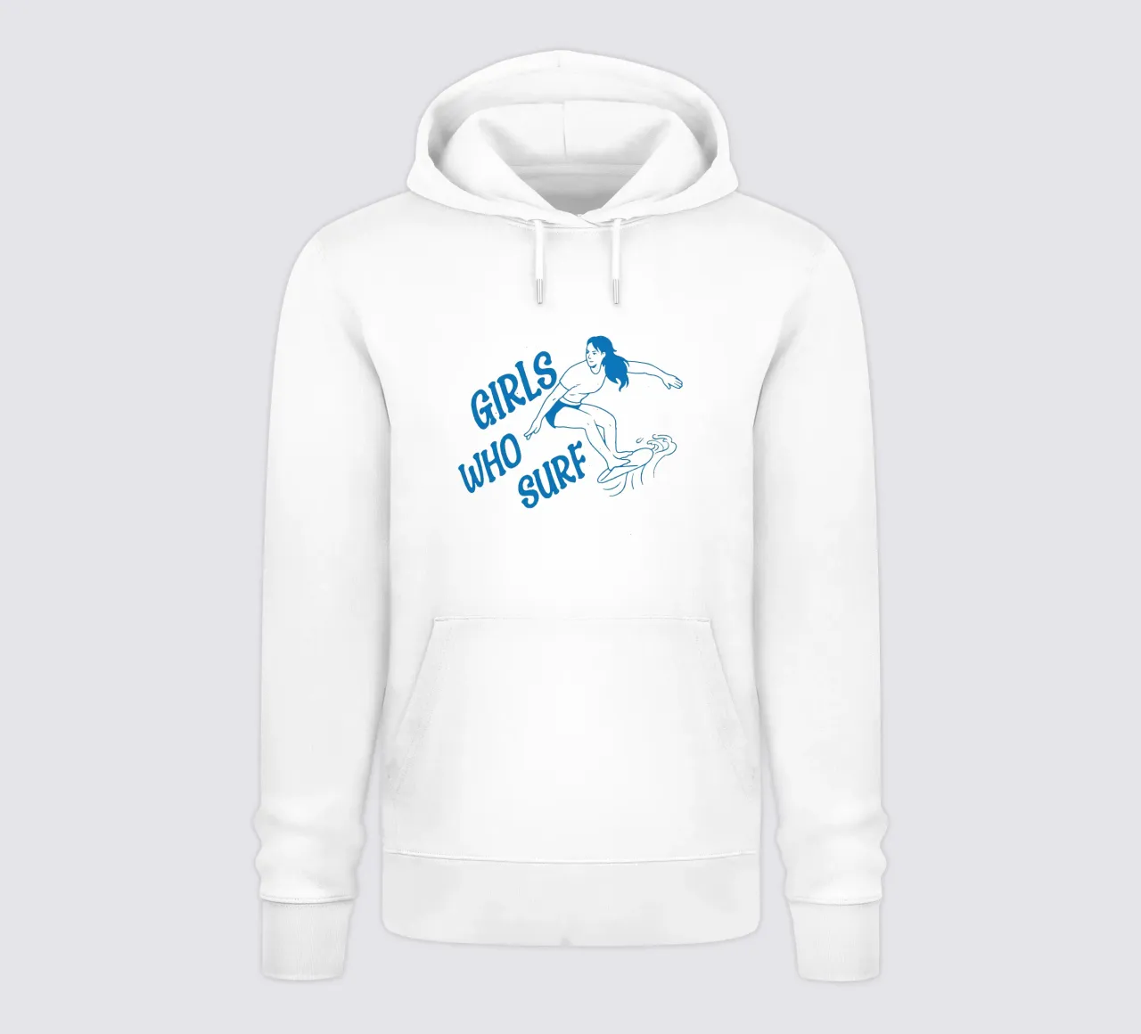Ragazze che fanno surf felpa con cappuccio da Gunawan Rb
