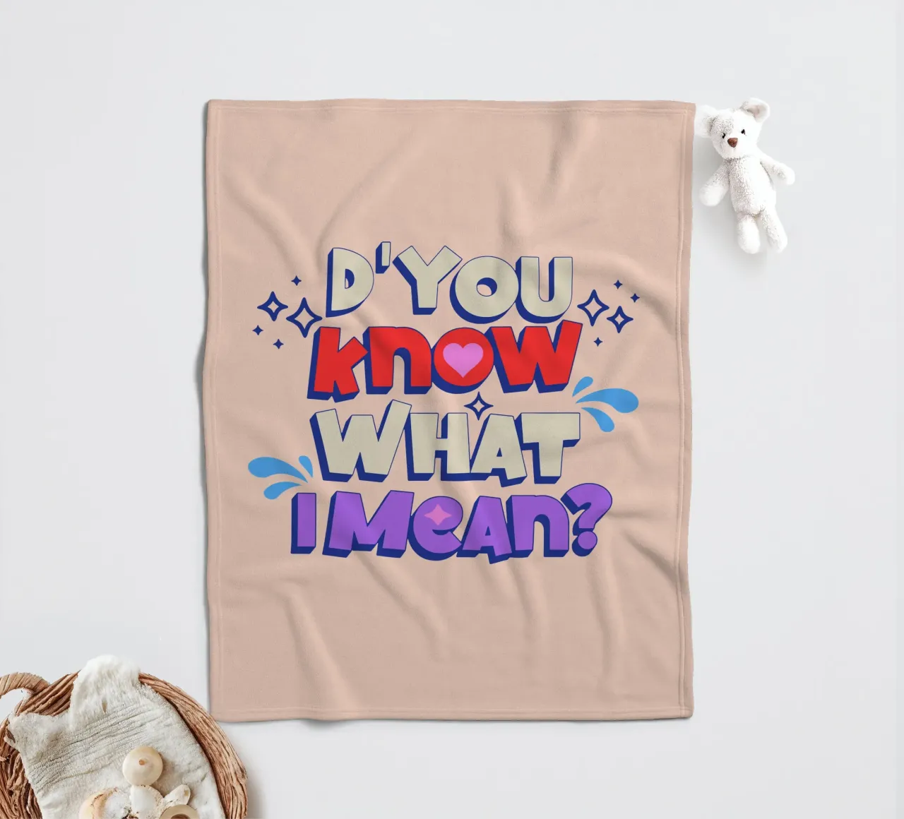 Sai cosa voglio dire coperta in pile da Gunawan Rb
