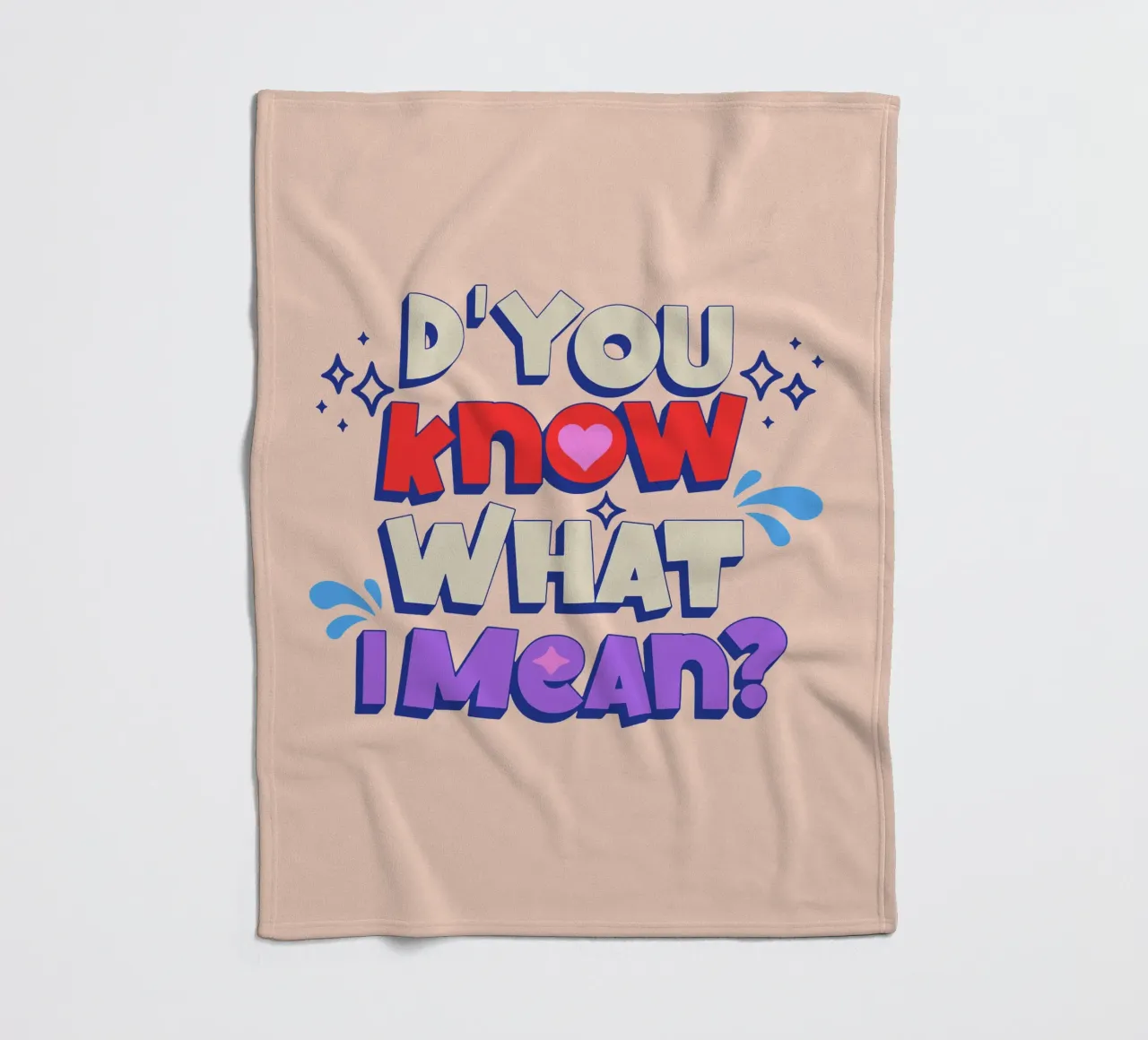 Sai cosa voglio dire coperta in pile da Gunawan Rb