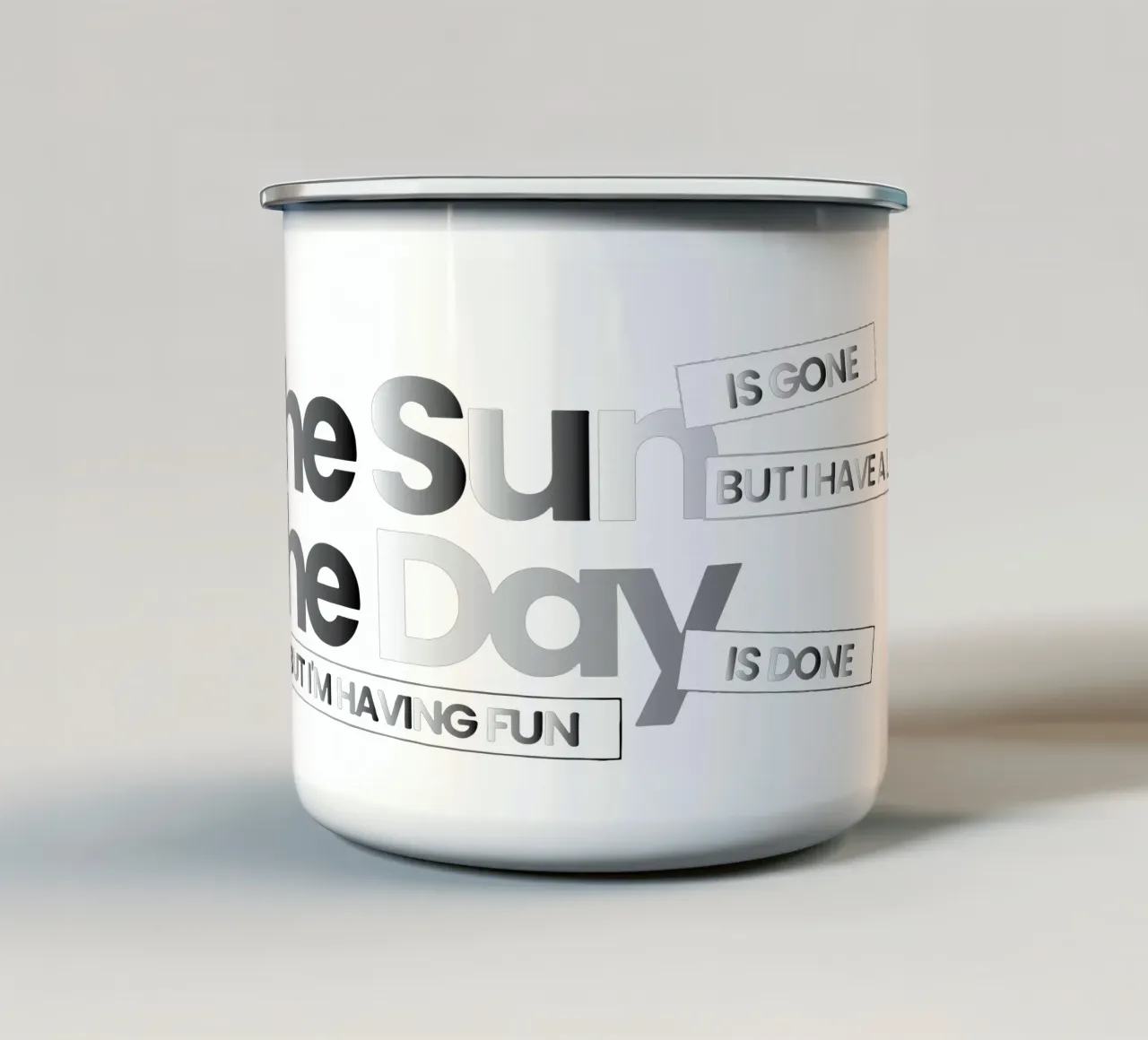 Dumb Song dei Nirvana tazza in smalto da Gunawan Rb