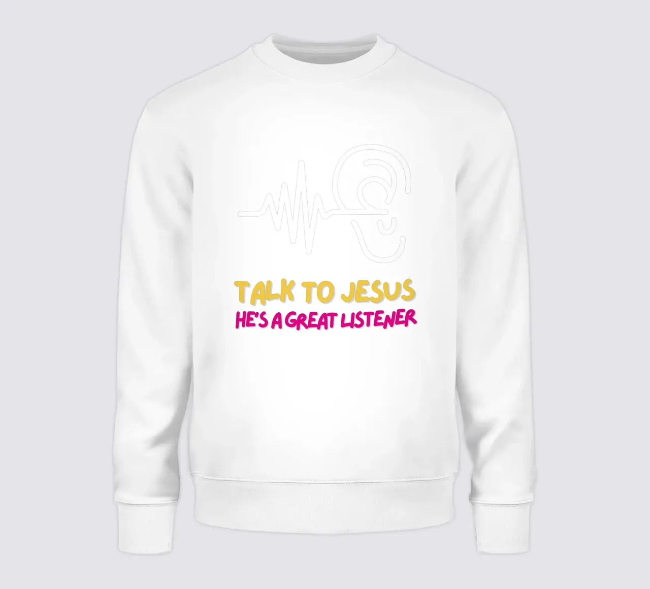 Talk to Jesus Tee, Christian apparel Unisex Faith based Merc sudadera de Lionandlamb