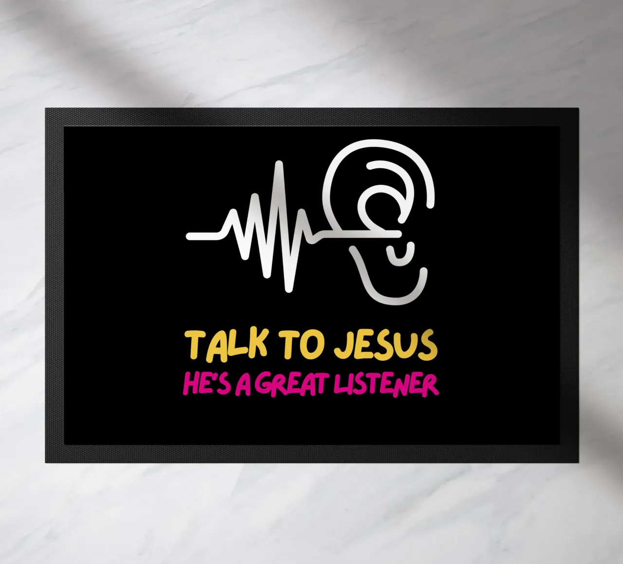 Talk to Jesus Tee, abbigliamento cristiano Unisex Fede Merc zerbino da Lionandlamb