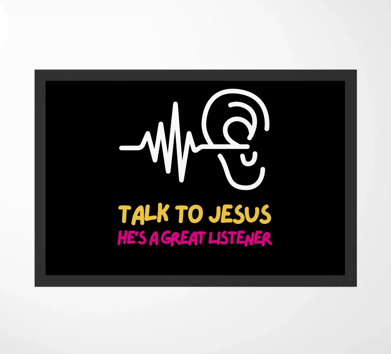 Talk to Jesus Tee, abbigliamento cristiano Unisex Fede Merc zerbino da Lionandlamb