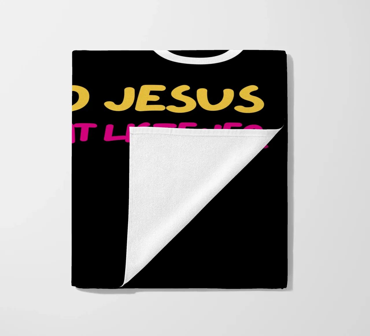 Talk to Jesus Tee, Christian apparel Unisex Faith based Merc beach towel by Lionandlamb