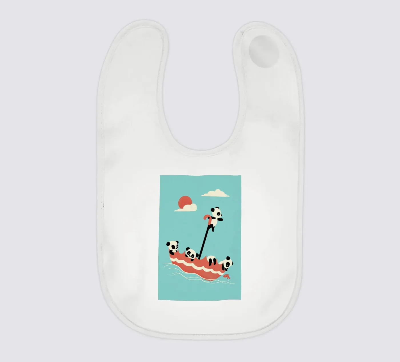 Float On baby slabbetje van Jay Fleck