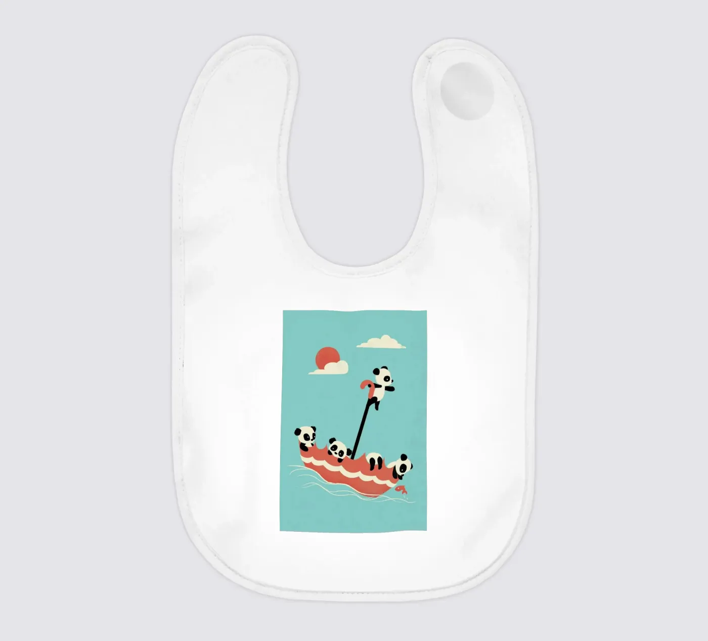 Float On baby slabbetje van Jay Fleck