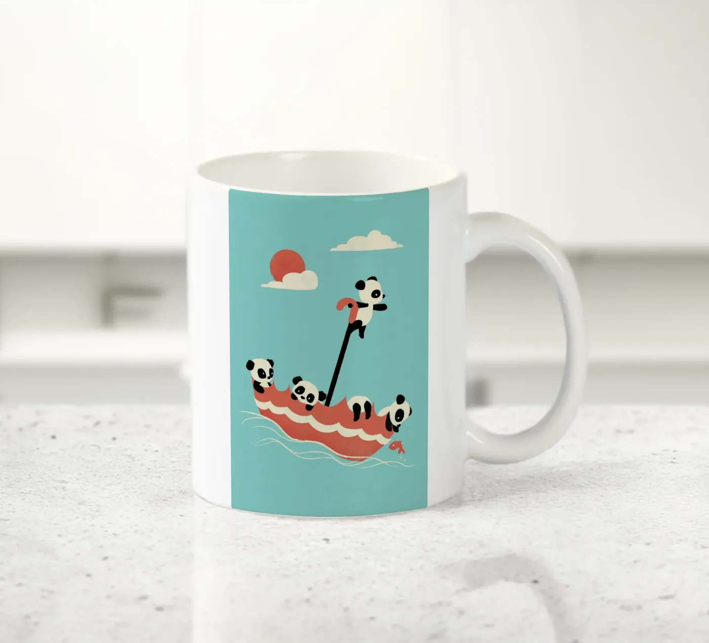 Float On mug en céramique de Jay Fleck