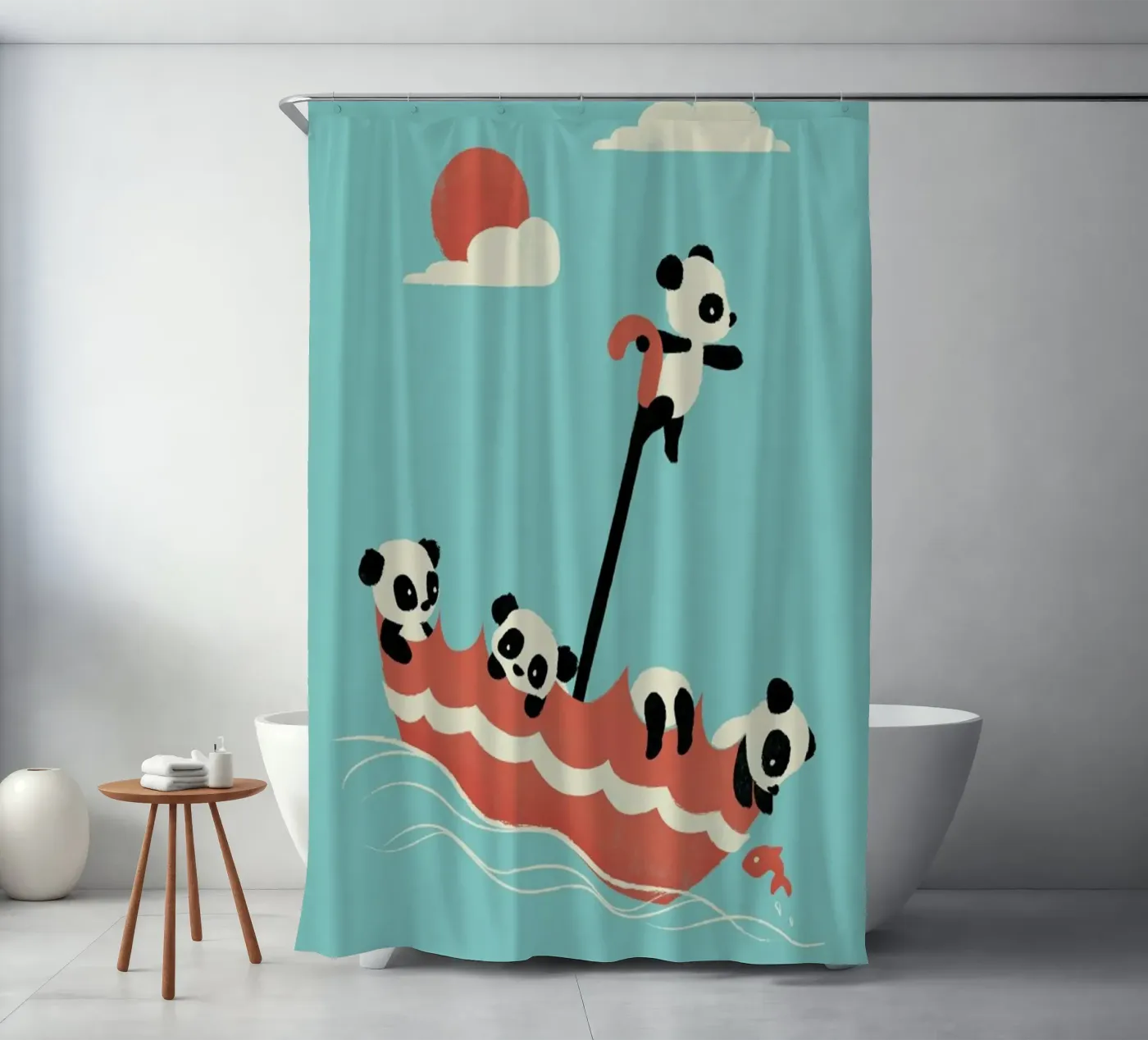 Float On Duschvorhang von Jay Fleck