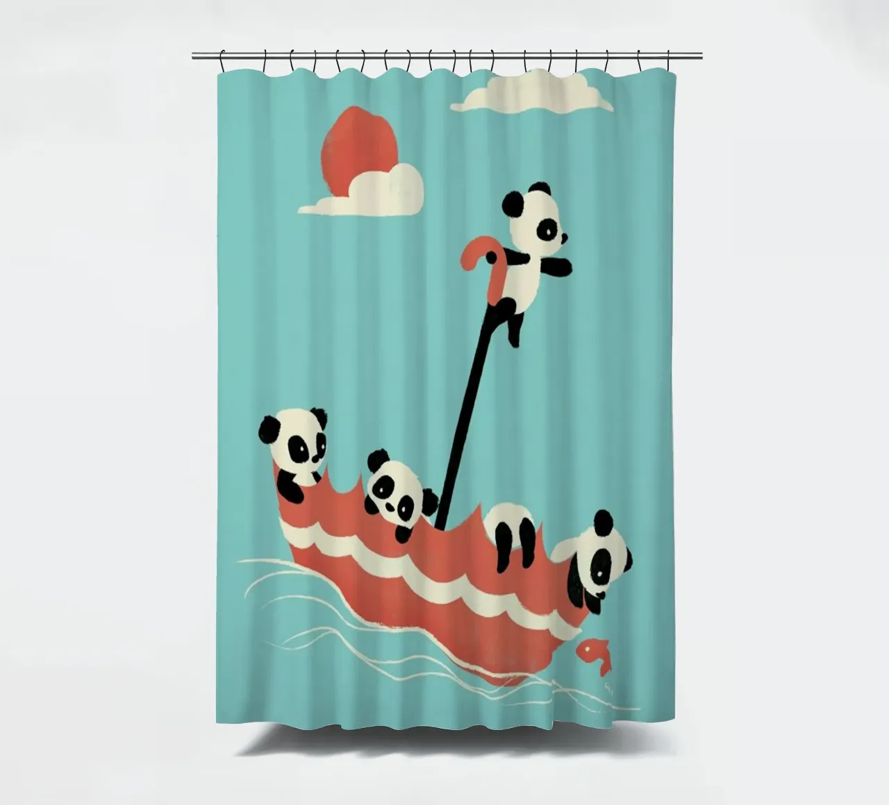 Float On douchegordijn van Jay Fleck