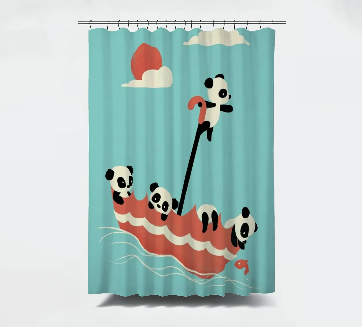 Float On Duschvorhang von Jay Fleck