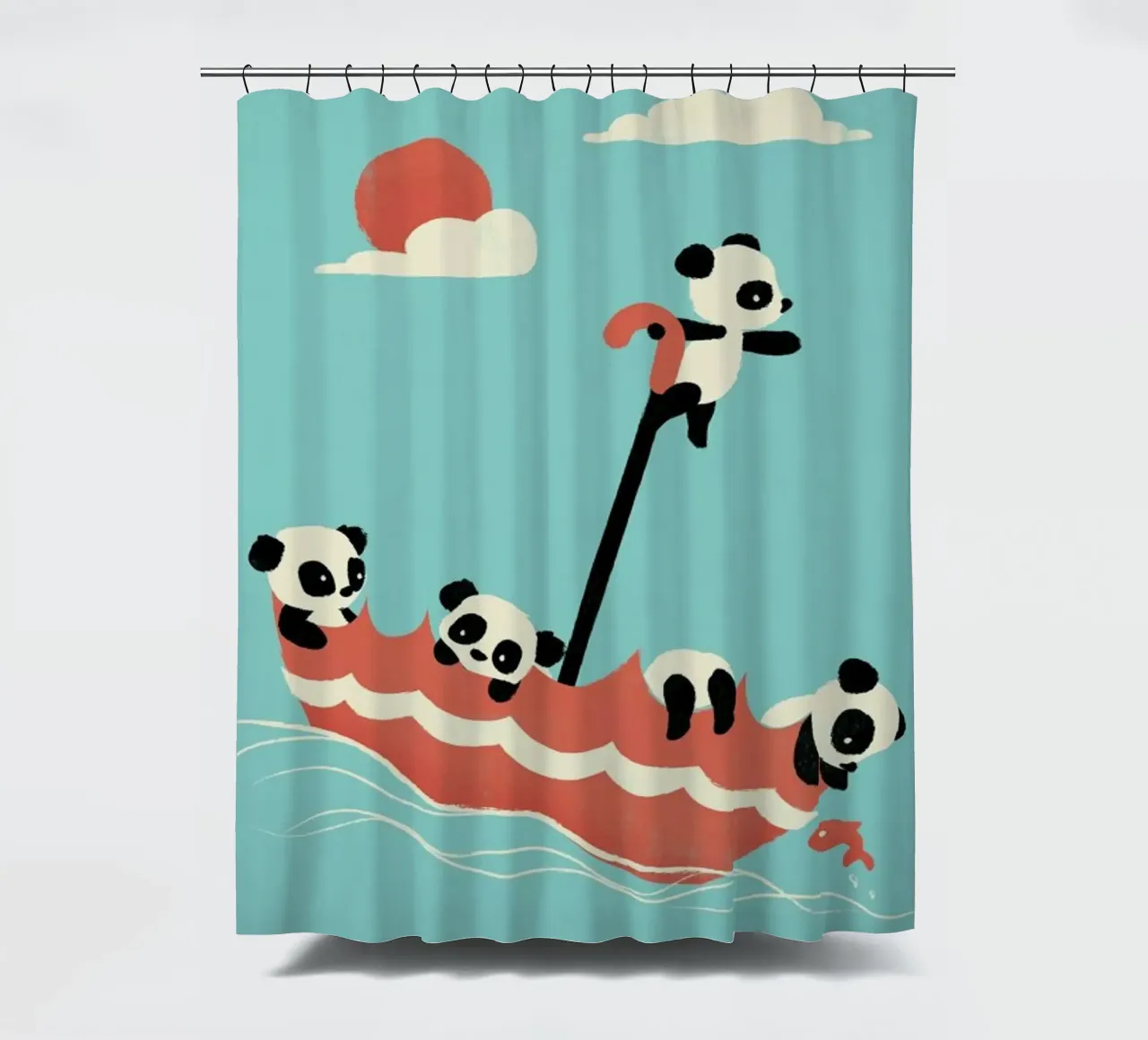 Float On douchegordijn van Jay Fleck