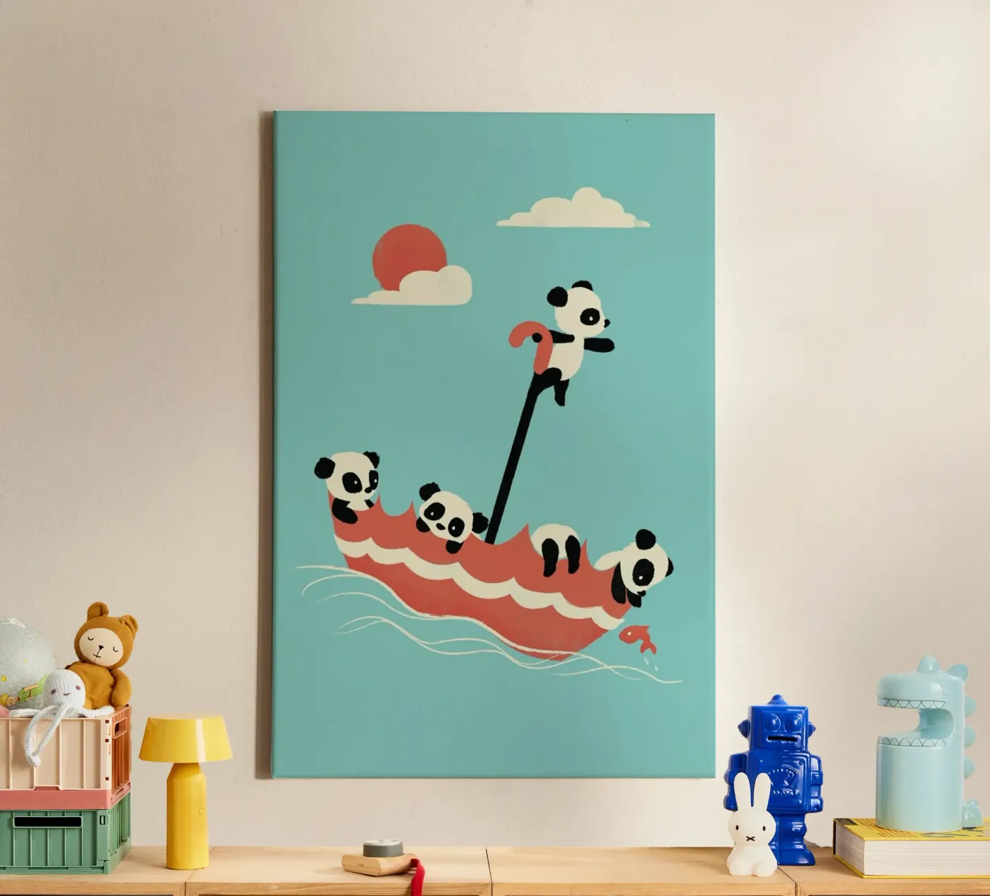 Float On Leinwand von Jay Fleck