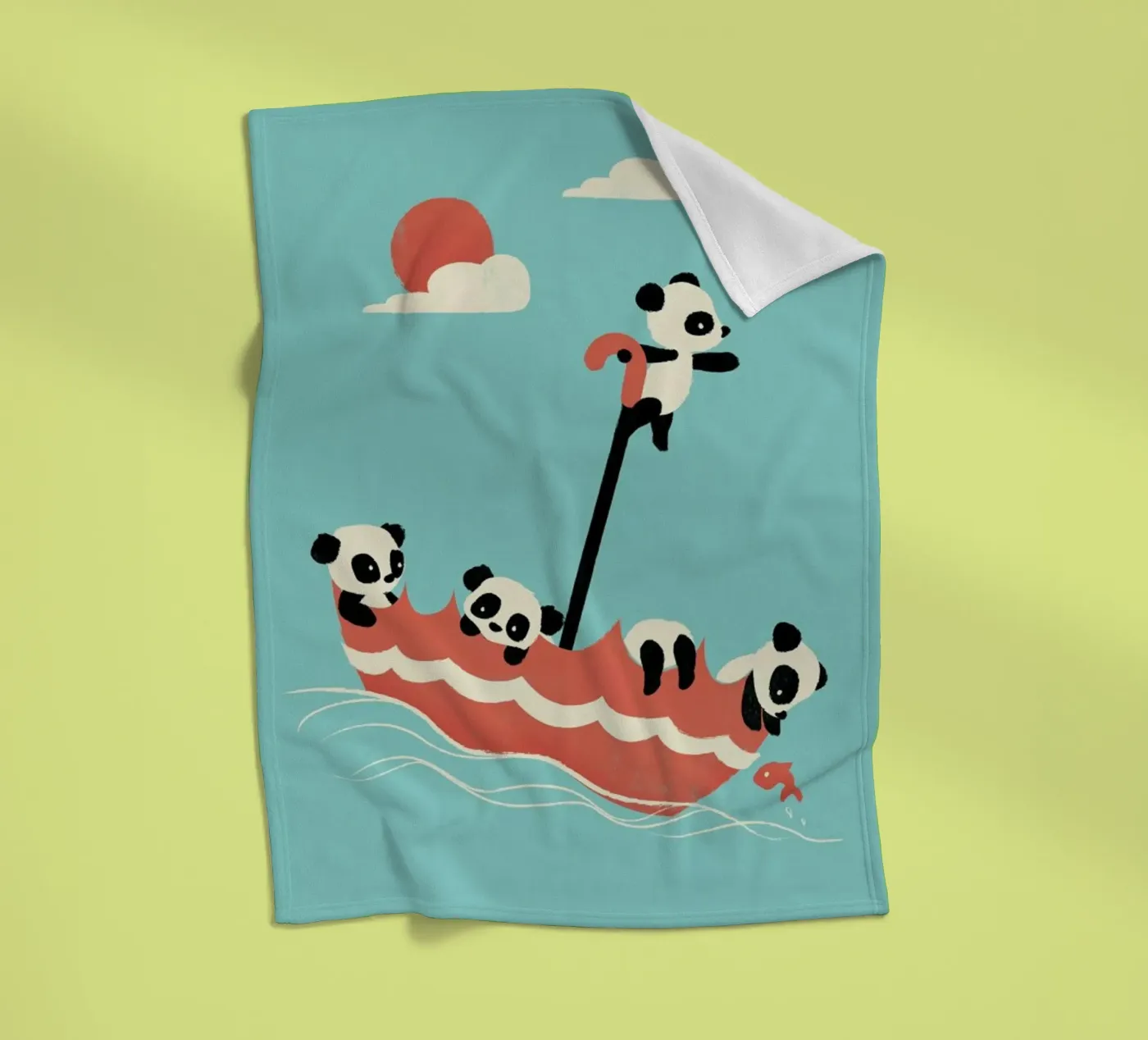 Float On fleecedeken van Jay Fleck