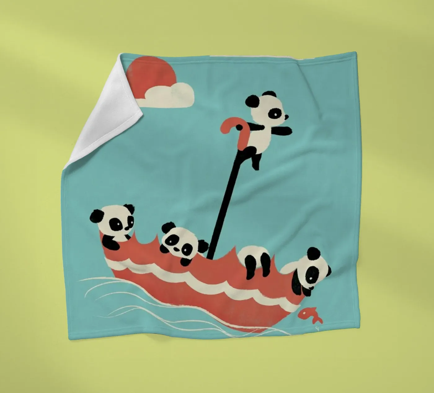 Float On fleecedeken van Jay Fleck