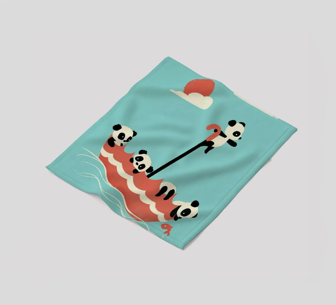 Float On fleecedeken van Jay Fleck