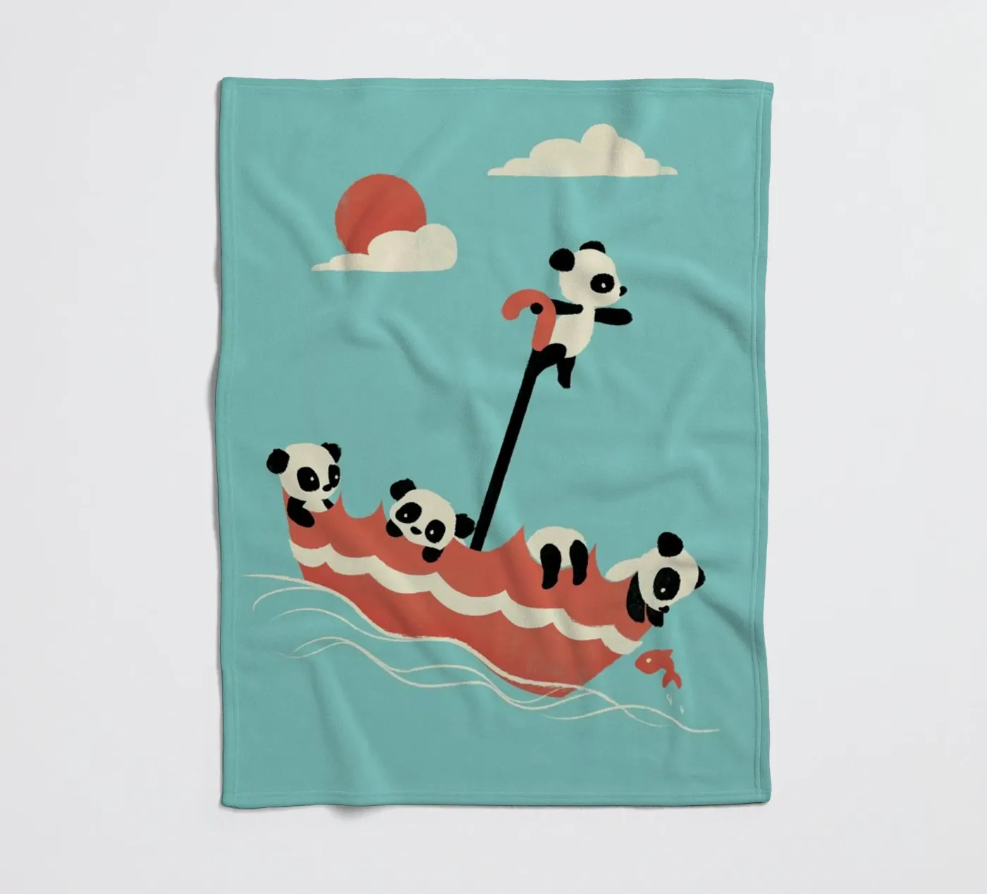 Float On fleecedeken van Jay Fleck