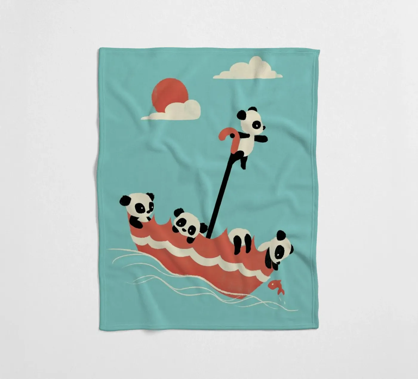 Float On fleecedeken van Jay Fleck