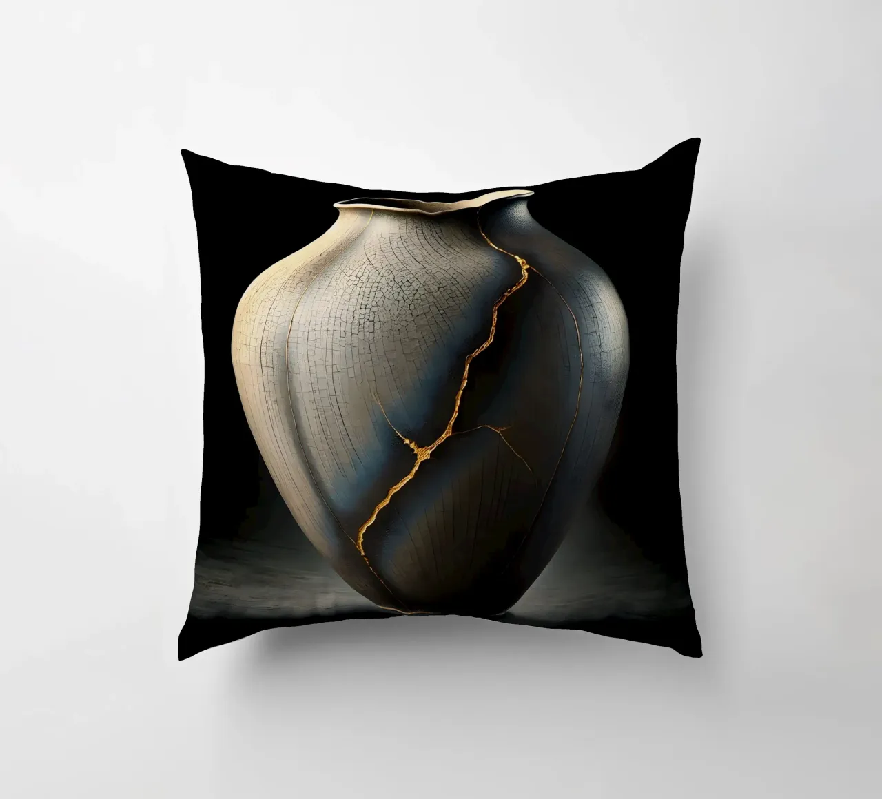Vaso Kintsugi - La bellezza nell'imperfezione cuscino da scHio