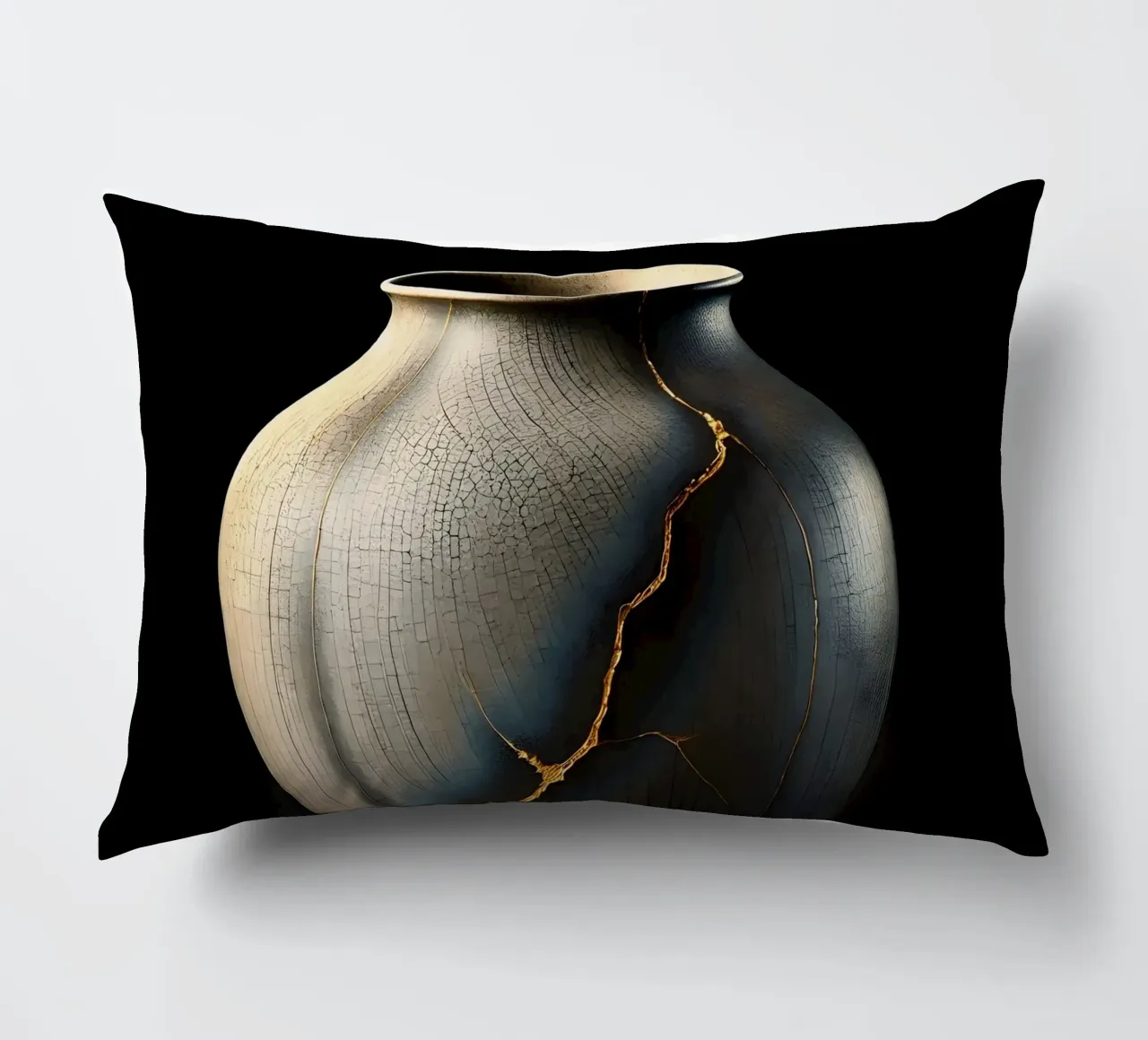 Vaso Kintsugi - La bellezza nell'imperfezione cuscino da scHio