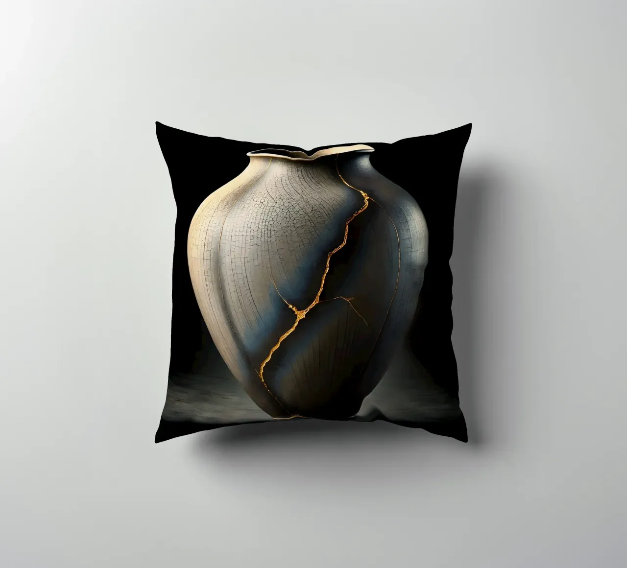 Vaso Kintsugi - La bellezza nell'imperfezione cuscino da scHio