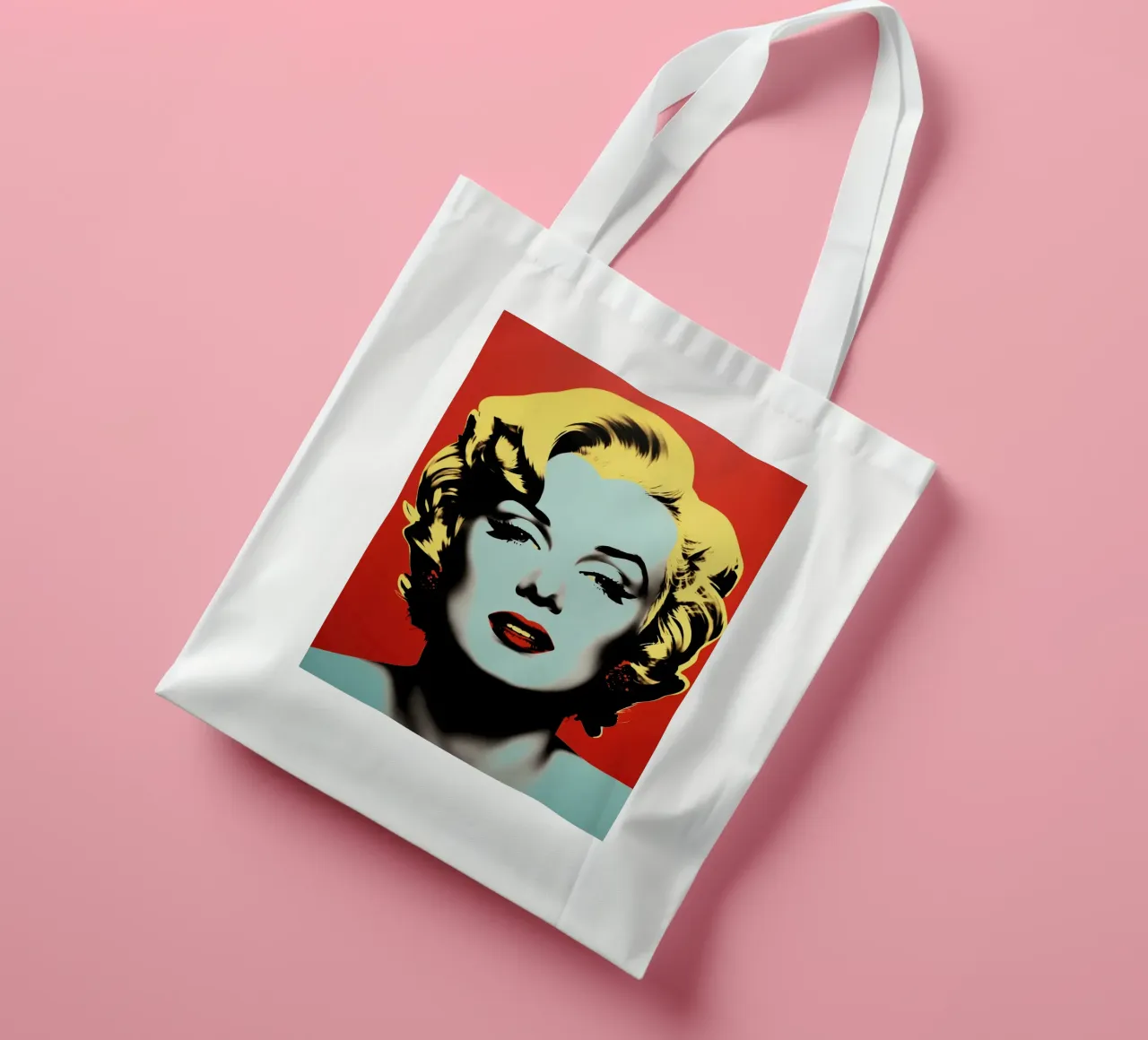 Non ce n'è mai abbastanza | Marilyn Monroe Pop Art borsa in juta da Autofocus