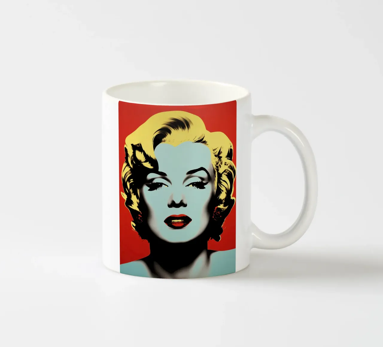 Non ce n'è mai abbastanza | Marilyn Monroe Pop Art tazza in ceramica da Autofocus