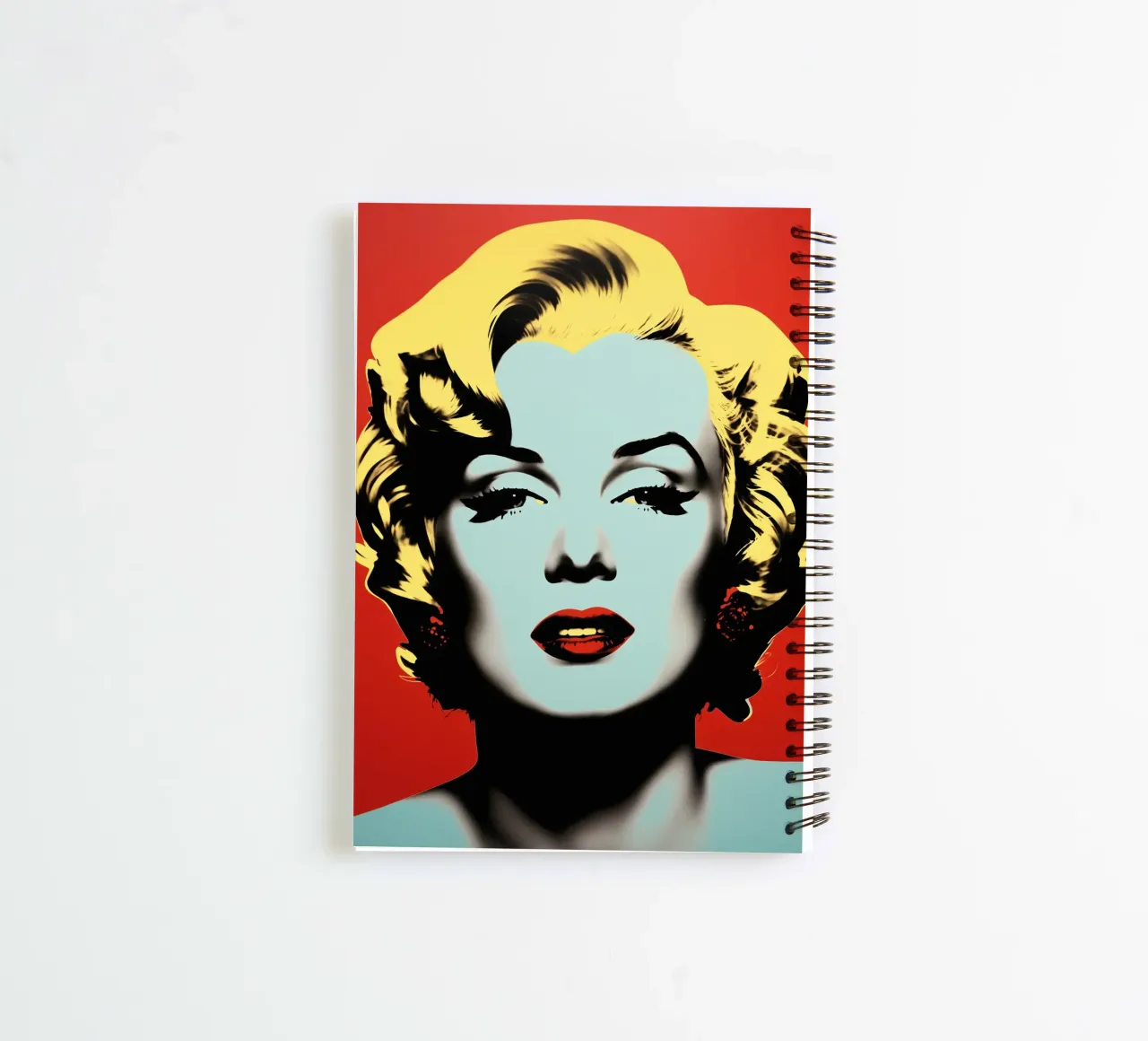 There can't be enough of it | Marilyn Monroe Pop Art spiral notebook by Autofocus