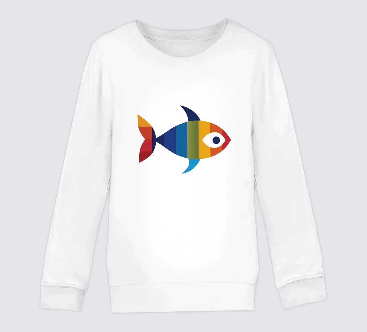 Pesce arcobaleno per bambini felpa bambino da Autofocus