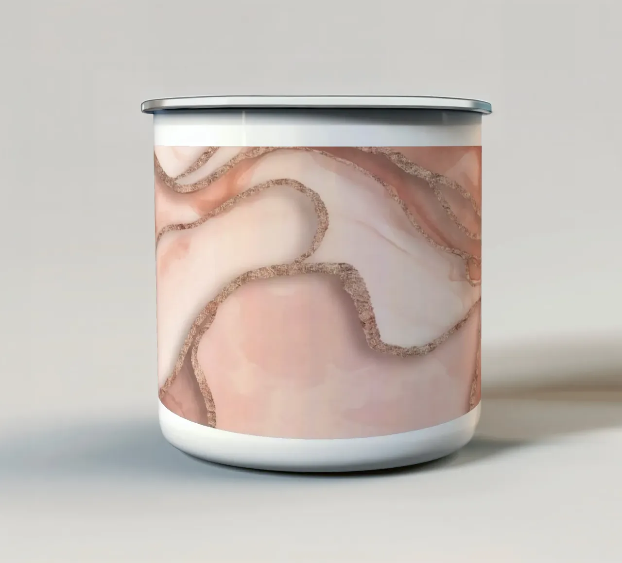 Oro rosa Marmo Chic tazza in smalto da Andrea Haase Modern Home