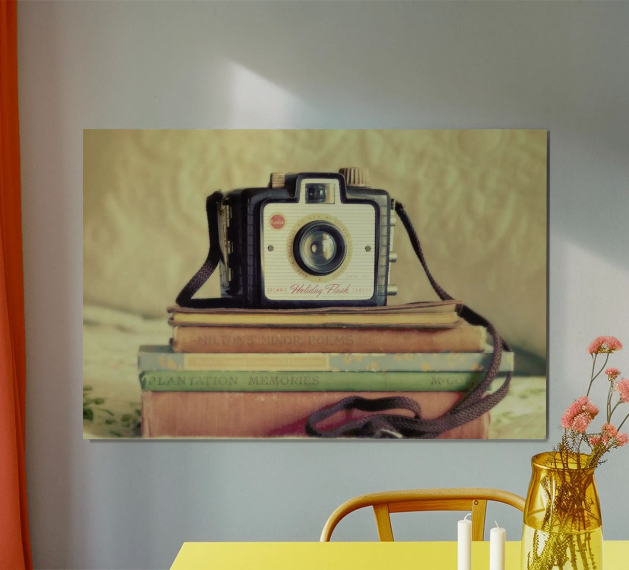 Smile poster with plastic frame by Robin Delean