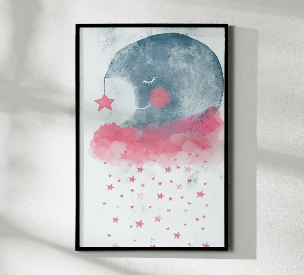 Sleeping Moon carta hahnemühle da treechild