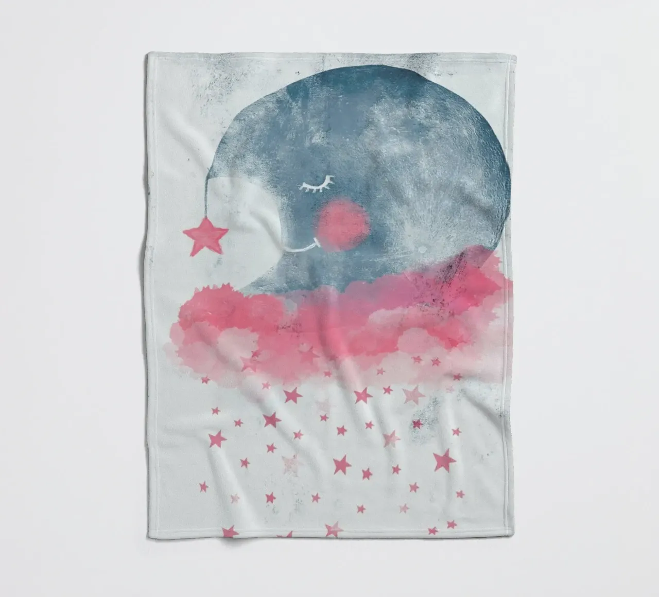 Sleeping Moon coperta in pile da treechild