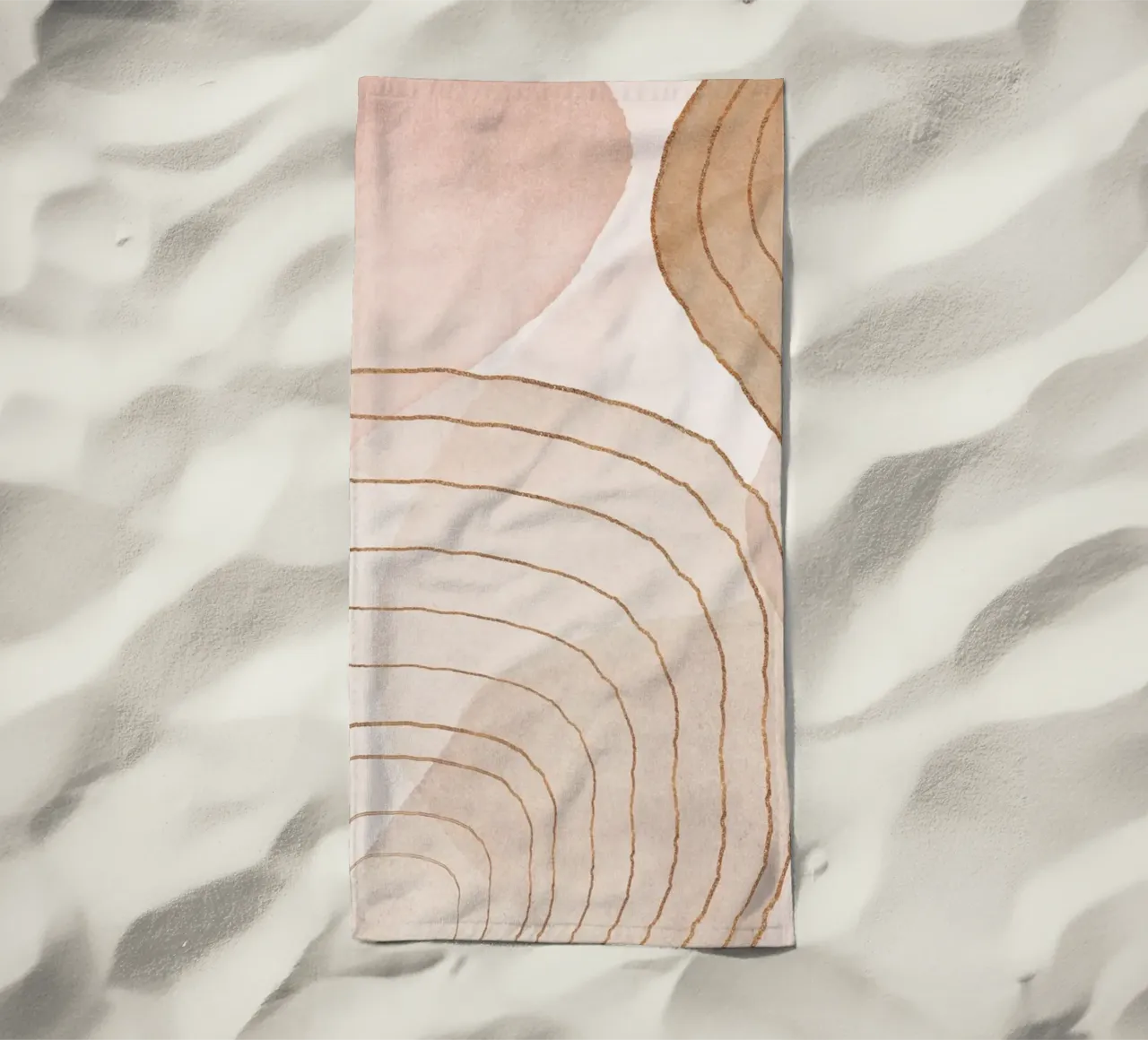 Stile Boho Mid Century Peach Blush telo mare da Andrea Haase Modern Home