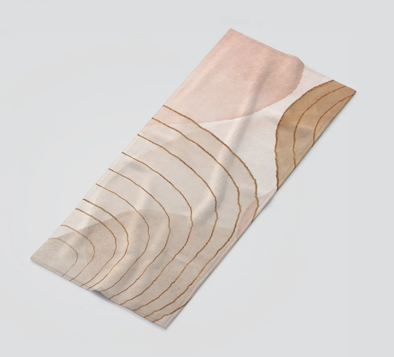 Stile Boho Mid Century Peach Blush telo mare da Andrea Haase Modern Home
