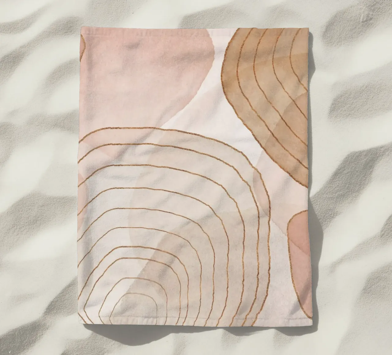 Stile Boho Mid Century Peach Blush telo mare da Andrea Haase Modern Home