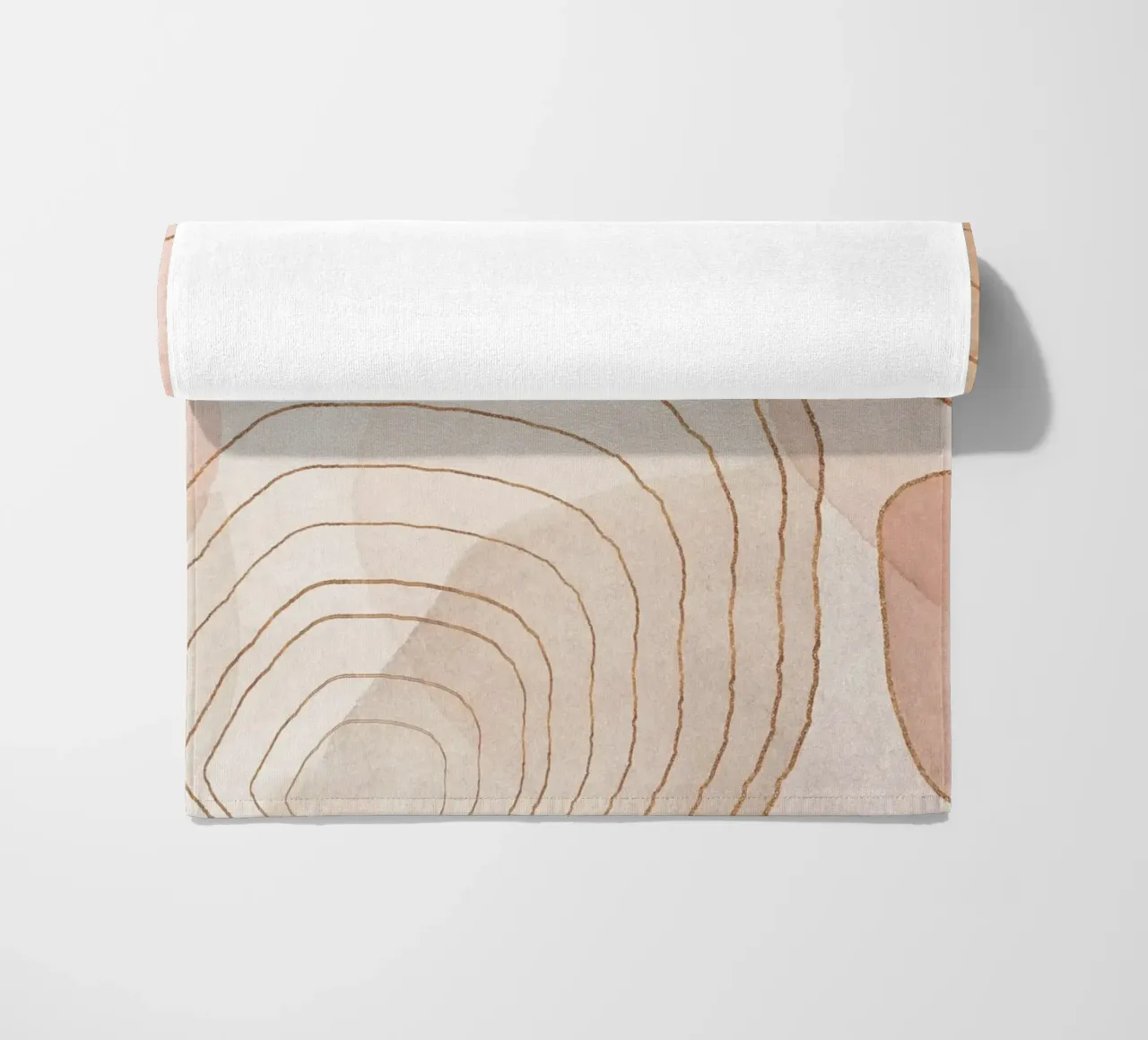 Stile Boho Mid Century Peach Blush telo mare da Andrea Haase Modern Home