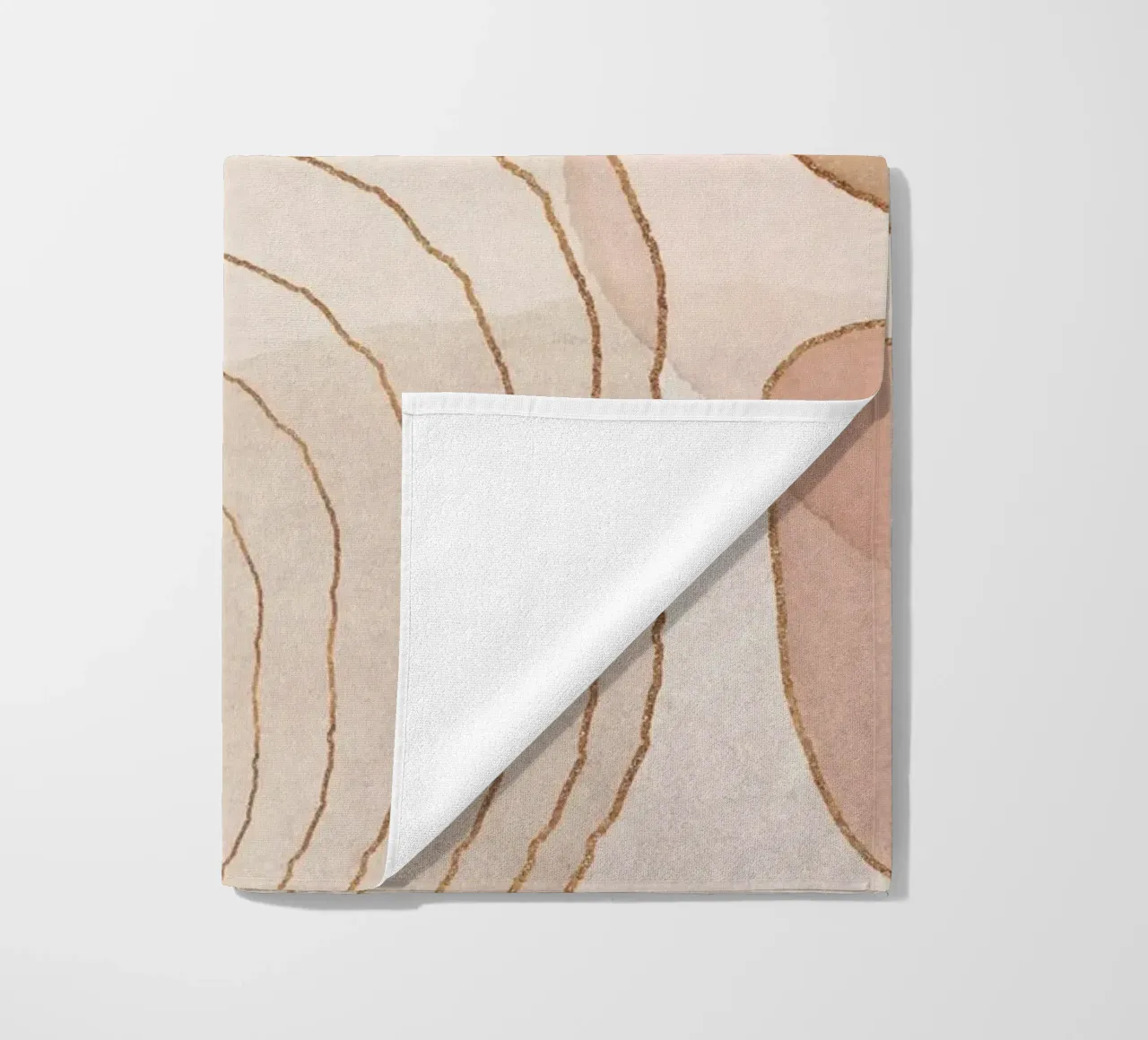 Stile Boho Mid Century Peach Blush telo mare da Andrea Haase Modern Home