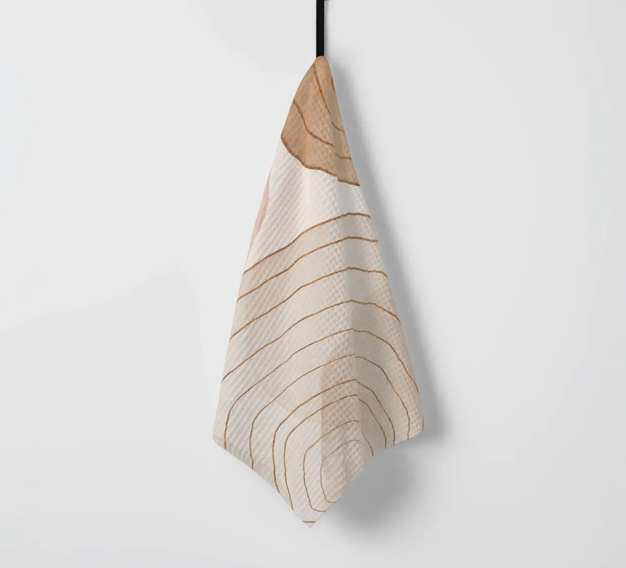 Stile Boho Mid Century Peach Blush canovaccio da cucina da Andrea Haase Modern Home
