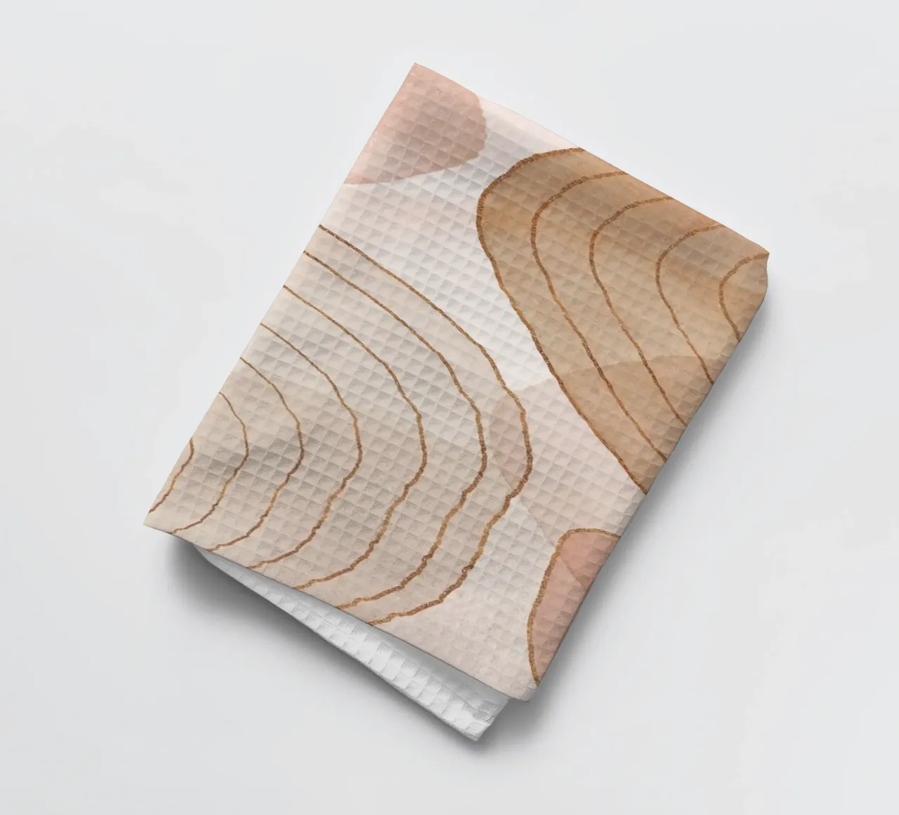 Stile Boho Mid Century Peach Blush canovaccio da cucina da Andrea Haase Modern Home