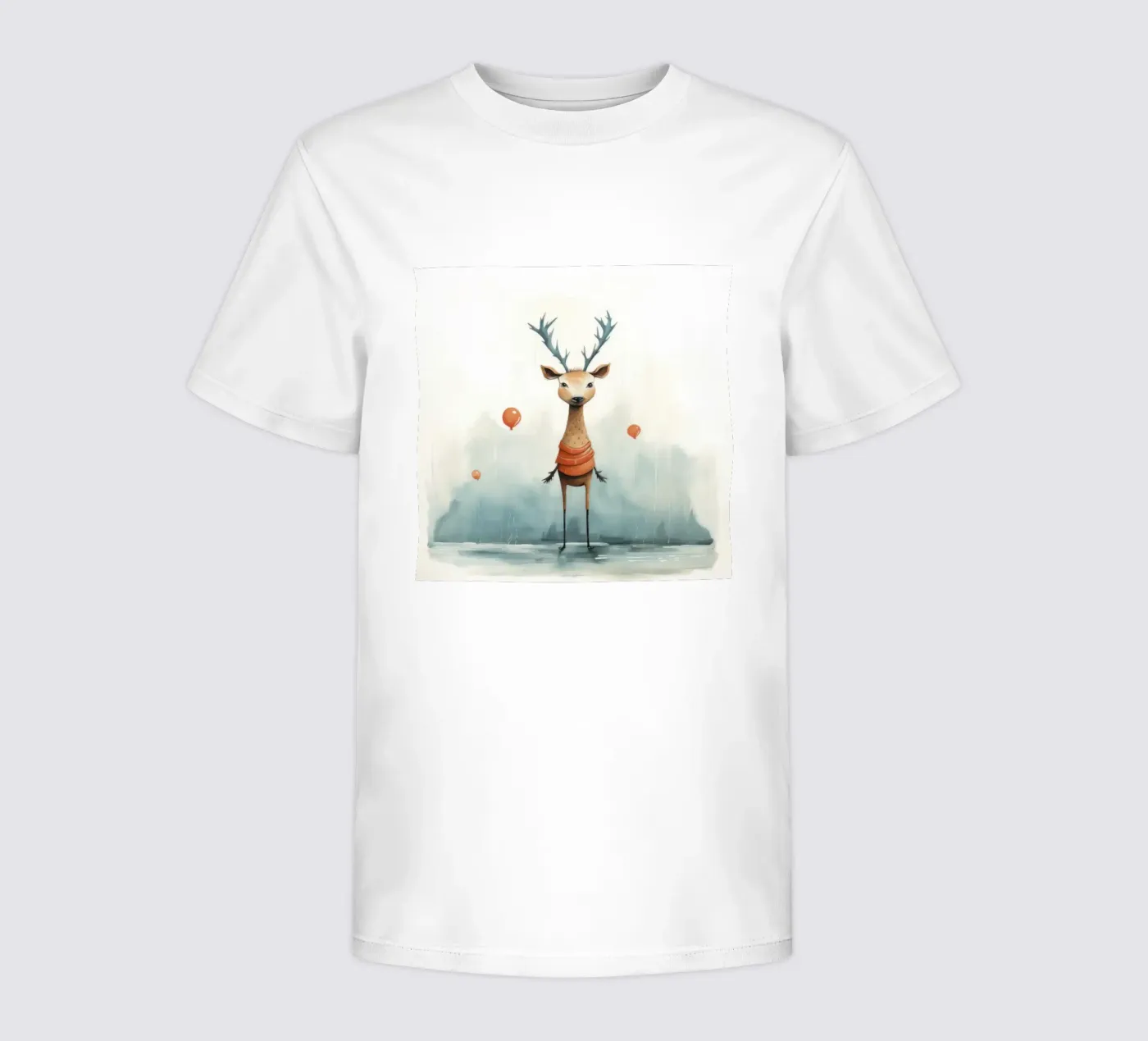 Cervo minimo t-shirt bambini da Minimal Animal Art